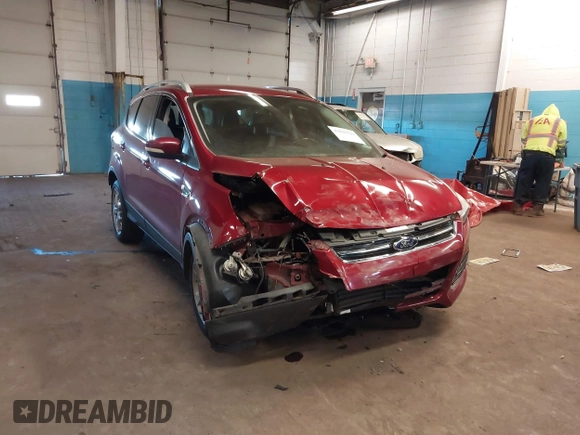 2014 Ford Escape Titanium with VIN 1FMCU9JX5EUC14849, listed as a IAAI auction lot 42037132 with 141,591 mi miles. Bid and sale history available at carsss.com. Image 6.