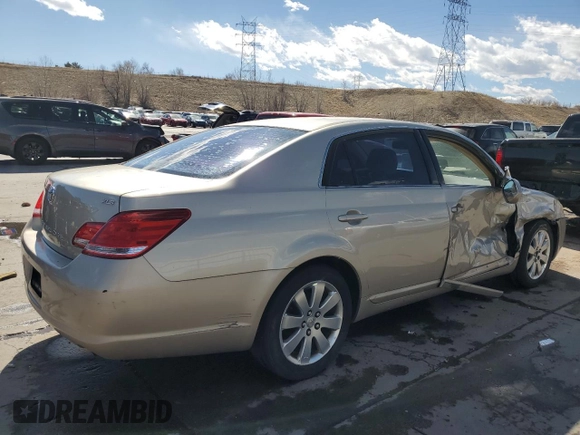 2005 Toyota Avalon XL with VIN 4T1BK36B45U053261, listed as a Copart auction lot 49347705 with 198,548 mi miles and Salvage Title. Bid and sale history available at DreamBid. Image 3.