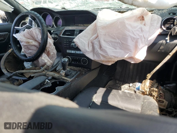 2013 Mercedes-Benz C 300 Sport with VIN WDDGF8AB6DR265251, listed as a Copart auction lot 59912985 with Not provided miles and Salvage title. Bid and sale history available at DreamBid. Image 8.