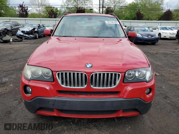 2007 BMW X3 3.0si with VIN WBXPC93447WF08350, listed as a Copart auction lot 55138105 with Not Provided miles and Non Repairable. Bid and sale history available at DreamBid. Image 5.