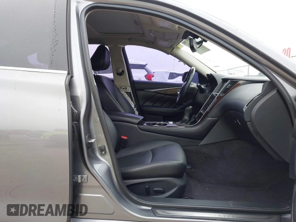 2019 Infiniti Q50 3.0t LUXE with VIN JN1EV7AP6KM511156, listed as a IAAI auction lot 41576308 with 63,620 mi miles. Bid and sale history available at carsss.com. Image 5.