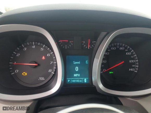 2012 Chevrolet Equinox LT w/1LT with VIN 2GNFLEEK6C6123815, listed as a Copart auction lot 50216805 with 149,146 mi miles and Salvage Title. Bid and sale history available at carsss.com. Image 9.
