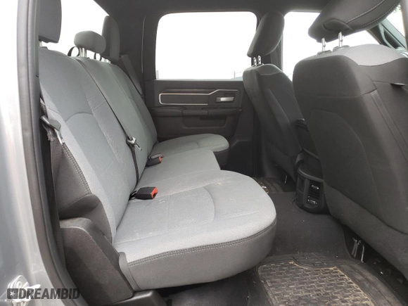 2021 Ram 2500 Big Horn with VIN 3C6UR5JL3MG628270, listed as a Copart auction lot 59798624 with 45,850 mi miles and Salvage Title. Bid and sale history available at carsss.com. Image 10.