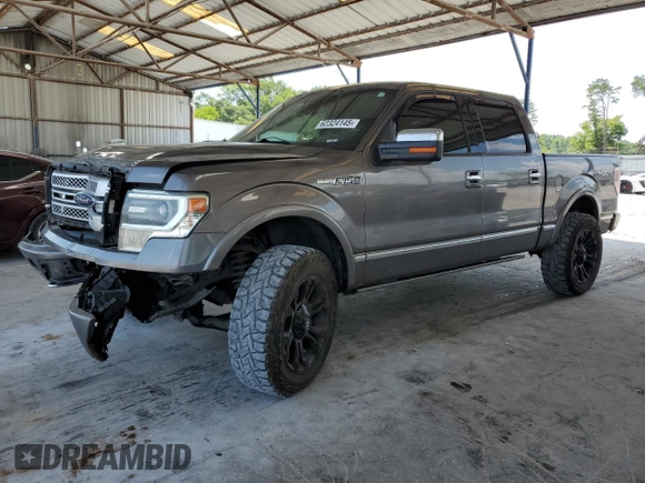 2014 Ford F-150 XL with VIN 1FTFW1EF1EFC83847, listed as a Copart auction lot 62324145 with 211,763 mi miles and Salvage title. Bid and sale history available at DreamBid. Image 1.