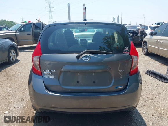 2016 Nissan Note S with VIN 3N1CE2CP6GL363549, listed as a IAAI auction lot 42452265 with 109,200 mi miles and . Bid and sale history available at DreamBid. Image 16.