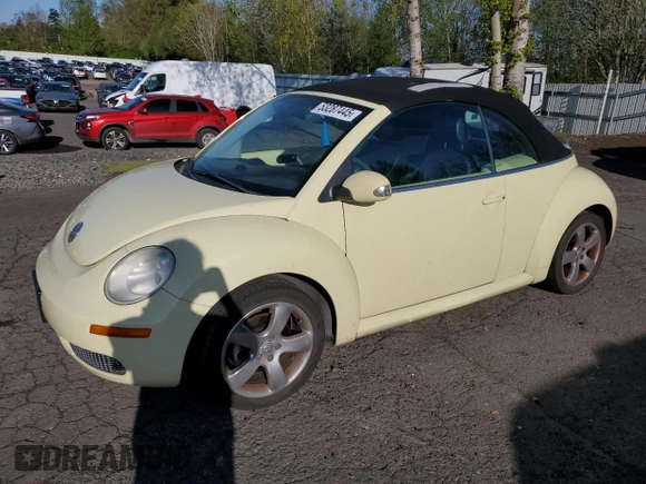 2006 Volkswagen Beetle с VIN 3VWRF31Y76M311262, выставлен на аукционе Copart как лот 53287445 с пробегом 96 353 миль миль и Списание • Salvage title. История ставок и продаж доступна на DreamBid. Изображение 1.