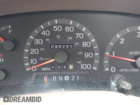 1997 Ford F-150 with VIN 1FTDF17W9VNA84250, listed as a IAAI auction lot 42149320 with 85,297 mi miles and . Bid and sale history available at DreamBid. Image 15.