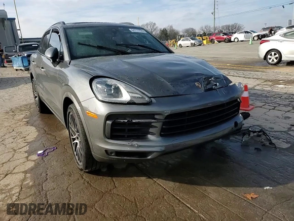 2021 Porsche Cayenne with VIN WP1AA2AY2MDA01617, listed as a Copart auction lot 44711725 with 38,663 mi miles and Salvage title. Bid and sale history available at DreamBid. Image 14.