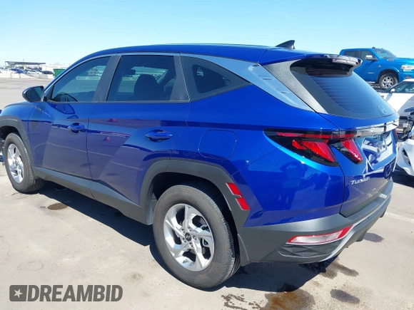 2024 Hyundai Tucson SE with VIN 5NMJACDEXRH312364, listed as a IAAI auction lot 41871434 with 17,612 mi miles. Bid and sale history available at carsss.com. Image 3.