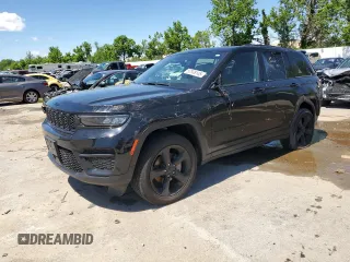 2024 Jeep Grand Cherokee Altitude z VIN 1C4RJHAG6RC148518, wystawiony jako Copart lot #57978145 z przebiegiem Nie podano mil oraz Szkoda całkowita • Salvage title. Historia ofert i sprzedaży dostępna na DreamBid. Obrazek 1.