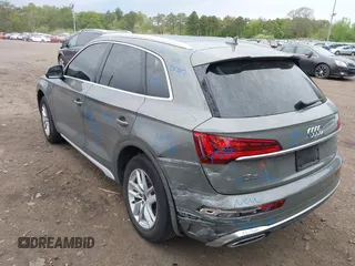 2023 Audi Q5 S line Premium with VIN WA1GAAFY2P2013050, listed as a IAAI auction lot 42208300 with 22,218 mi miles and . Bid and sale history available at DreamBid. Image 6.