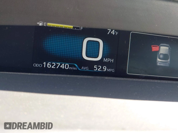 2016 Toyota Prius Two z VIN JTDKBRFU8G3007885, wystawiony jako IAAI lot #41980383 z przebiegiem 162 740 mil mil oraz . Historia ofert i sprzedaży dostępna na DreamBid. Obrazek 7.