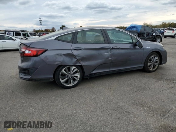 2018 Honda Clarity Plug-In Hybrid Touring with VIN JHMZC5F30JC018929, listed as a Copart auction lot 76524814 with 171,567 mi miles and Salvage Title. Bid and sale history available at carsss.com. Image 3.