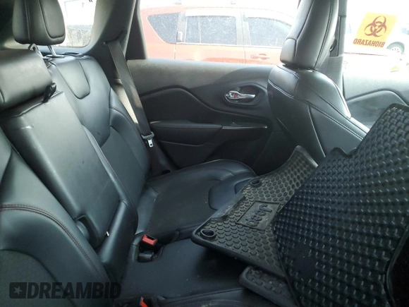 2020 Jeep Cherokee Trailhawk Elite z VIN 1C4PJMBN4LD549550, wystawiony jako Copart lot #64161064 z przebiegiem Nie podano mil oraz Szkoda całkowita • Salvage title. Historia ofert i sprzedaży dostępna na DreamBid. Obrazek 11.