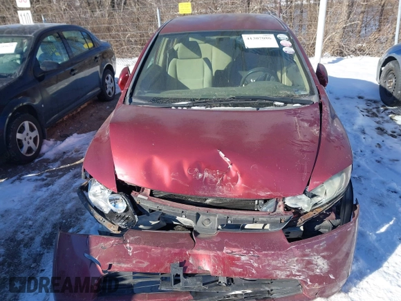 2007 Honda Civic Sdn LX with VIN 1HGFA16577L139830, listed as a IAAI auction lot 41307086 with 1 mi miles. Bid and sale history available at carsss.com. Image 6.