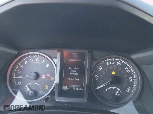 2018 Toyota Tacoma SR with VIN 3TMCZ5ANXJM154305, listed as a IAAI auction lot 41557497 with 182,624 mi miles and . Bid and sale history available at DreamBid. Image 7.