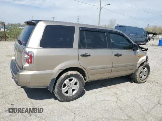 2006 Honda Pilot LX z VIN 5FNYF18196B017457, wystawiony jako Copart lot #53818945 z przebiegiem 148 041 mil mil oraz Szkoda całkowita • Salvage title. Historia ofert i sprzedaży dostępna na DreamBid. Obrazek 3.