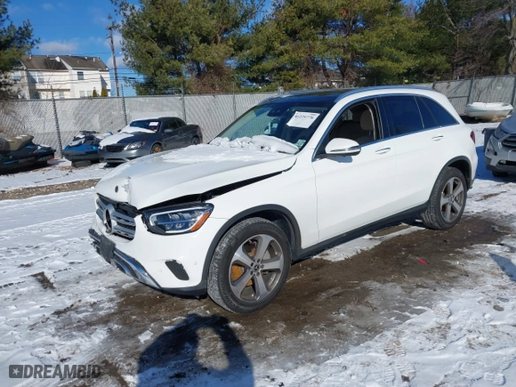 2022 Mercedes-Benz GLC with VIN W1N0G8EB7NG119580, listed as a IAAI auction lot 41239778 with 28,551 mi miles. Bid and sale history available at carsss.com. Image 22.