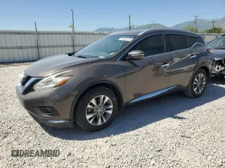 2015 Nissan Murano Platinum with VIN 5N1AZ2MG2FN289709, listed as a Copart auction lot 57606115 with 120,075 mi miles and Salvage title. Bid and sale history available at DreamBid. Image 1.