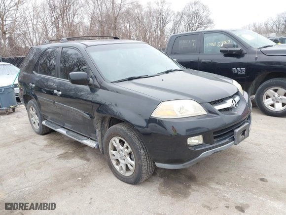2005 Acura MDX Touring with VIN 2HNYD186X5H524999, listed as a IAAI auction lot 41506033 with 252,064 mi miles. Bid and sale history available at carsss.com. Image 1.