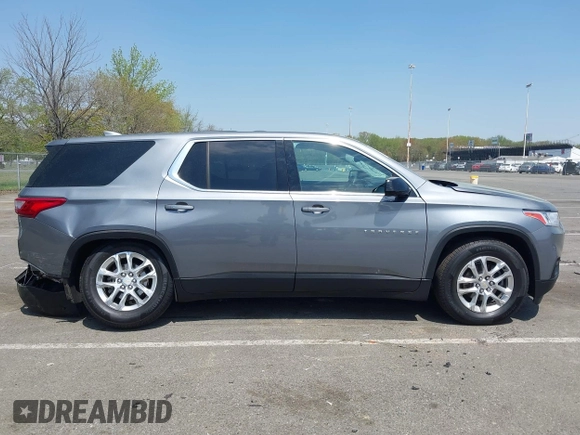 2020 Chevrolet Traverse LS with VIN 1GNEVFKW1LJ251126, listed as a IAAI auction lot 42116901 with 69,605 mi miles and . Bid and sale history available at DreamBid. Image 13.