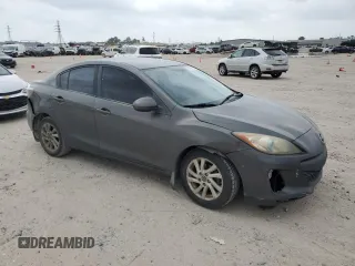2013 Mazda 3 i Touring with VIN JM1BL1V7XD1835812, listed as a Copart auction lot 51636365 with 147,581 mi miles and Salvage title. Bid and sale history available at DreamBid. Image 4.