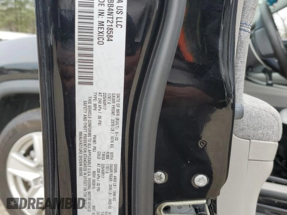 2022 Jeep Compass Altitude with VIN 3C4NJCBB4NT218584, listed as a Copart auction lot 46236294 with 25,805 mi miles and Salvage title. Bid and sale history available at DreamBid. Image 12.