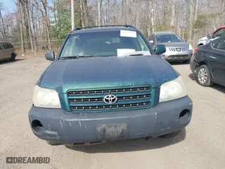 2001 Toyota Highlander with VIN JTEGF21A210024068, listed as a IAAI auction lot 41821786 with 317,494 mi miles. Bid and sale history available at carsss.com. Image 12.