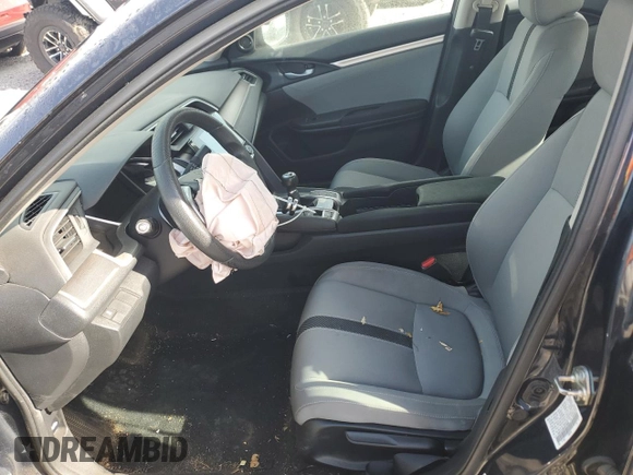 2017 Honda Civic EX-T with VIN 19XFC1E36HE019696, listed as a Copart auction lot 78123564 with 79,698 mi miles and Salvage Title. Bid and sale history available at DreamBid. Image 7.