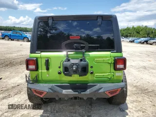2018 Jeep Wrangler Unlimited Sport S with VIN 1C4HJXDN6JW332280, listed as a Copart auction lot 55914605 with 135,998 mi miles and Clean title. Bid and sale history available at DreamBid. Image 6.