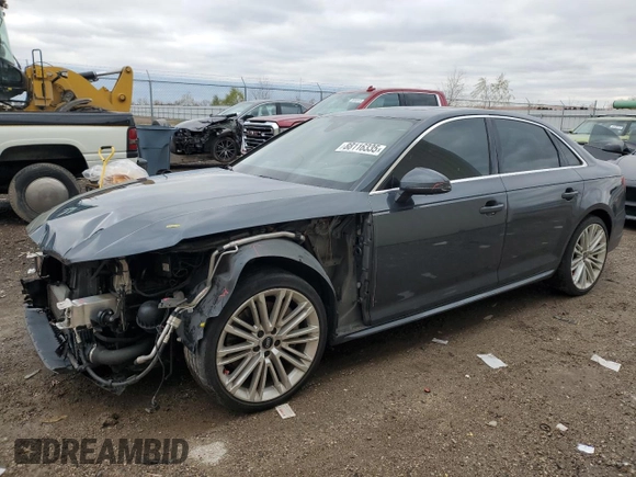 2017 Audi A4 Prestige with VIN WAUFNAF42HN037462, listed as a Copart auction lot 88116335 with 87,725 mi miles and Salvage Title. Bid and sale history available at carsss.com. Image 1.
