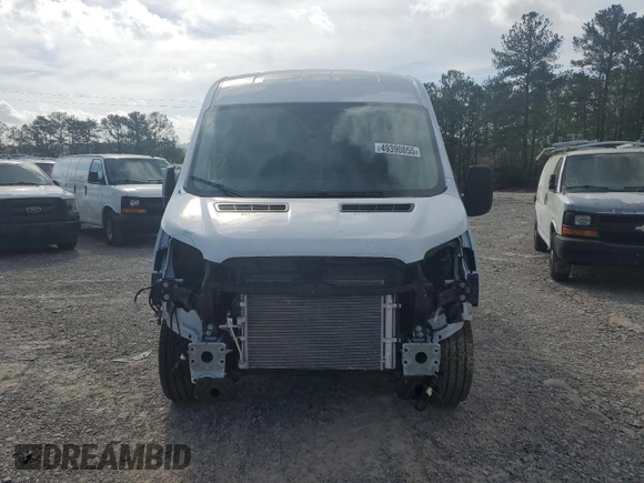 2024 Ford Transit Cargo with VIN 1FTBR1C87RKB33457, listed as a Copart auction lot 49390855 with 5,893 mi miles and Salvage Title. Bid and sale history available at DreamBid. Image 5.