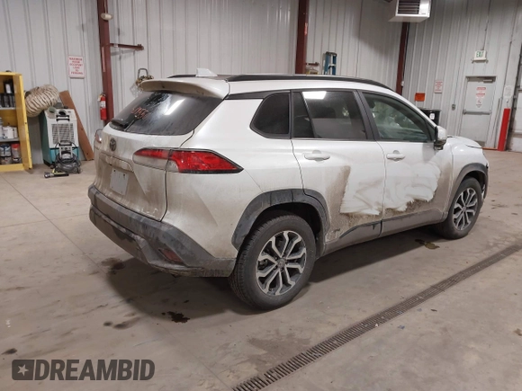 2023 Toyota Corolla Cross Hybrid S with VIN 7MUFBABG0PV004809, listed as a IAAI auction lot 41489550 with 59,172 mi miles and . Bid and sale history available at DreamBid. Image 4.