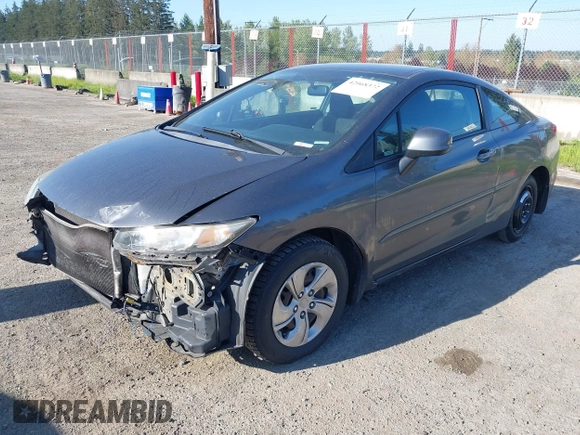 2013 Honda Civic Cpe LX with VIN 2HGFG3B5XDH502386, listed as a IAAI auction lot 42068372 with 204,360 mi miles. Bid and sale history available at carsss.com. Image 17.