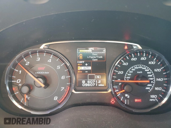 2018 Subaru WRX STI Launch с VIN JF1VA2W60J9836338, выставлен на аукционе Copart как лот 55125735 с пробегом 96 071 миль миль и Списание • Salvage title. История ставок и продаж доступна на DreamBid. Изображение 9.