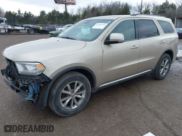 2015 Dodge Durango Limited with VIN 1C4RDHDG4FC907200, listed as a IAAI auction lot 41454294 with 268,848 mi miles and . Bid and sale history available at carsss.com. Image 18.