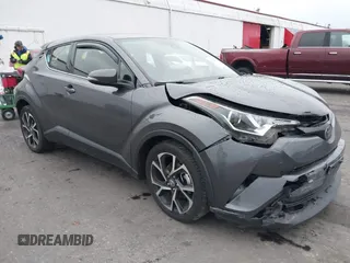 2019 Toyota C-HR XLE with VIN JTNKHMBX5K1035676, listed as a IAAI auction lot 41161562 with 185,962 mi miles. Bid and sale history available at carsss.com. Image 1.