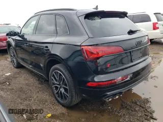 2023 Audi SQ5 Premium Plus with VIN WA1B4AFY4P2041630, listed as a Copart auction lot 46045514 with 6,604 mi miles and Salvage Title. Bid and sale history available at DreamBid. Image 2.