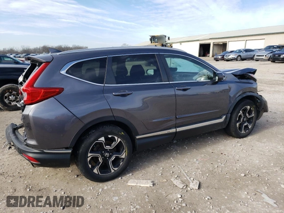 2018 Honda CR-V Touring with VIN 2HKRW2H96JH600191, listed as a Copart auction lot 45197615 with 129,031 mi miles and Salvage Title. Bid and sale history available at carsss.com. Image 3.