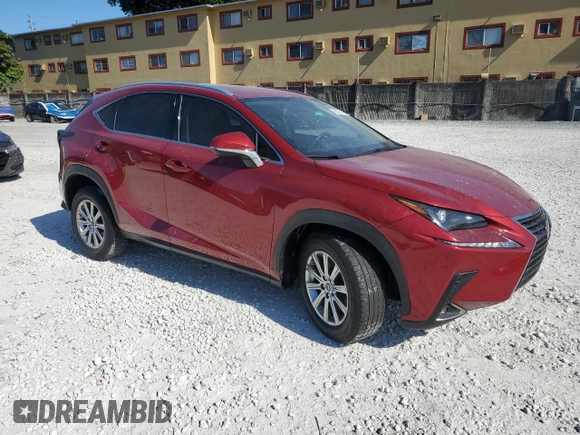 2020 Lexus NX 300 with VIN JTJAARBZ4L5011167, listed as a Copart auction lot 62017015 with 24,375 mi miles and Salvage title. Bid and sale history available at DreamBid. Image 4.