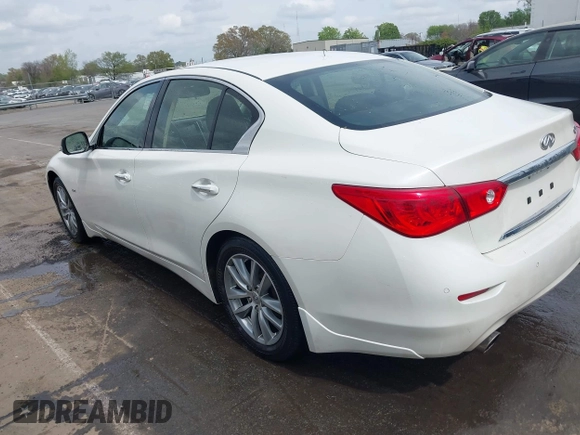 2016 Infiniti Q50 3.0t Premium with VIN JN1EV7AP7GM302998, listed as a IAAI auction lot 41912016 with 115,391 mi miles. Bid and sale history available at carsss.com. Image 3.