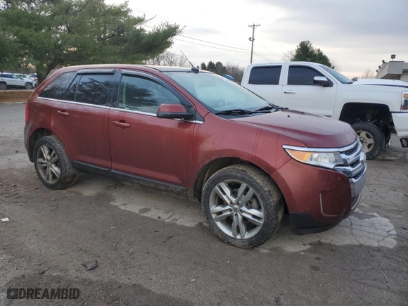 2014 Ford Edge Limited with VIN 2FMDK4KC2EBA04076, listed as a Copart auction lot 84693344 with 196,896 mi miles and Non Repairable. Bid and sale history available at carsss.com. Image 4.