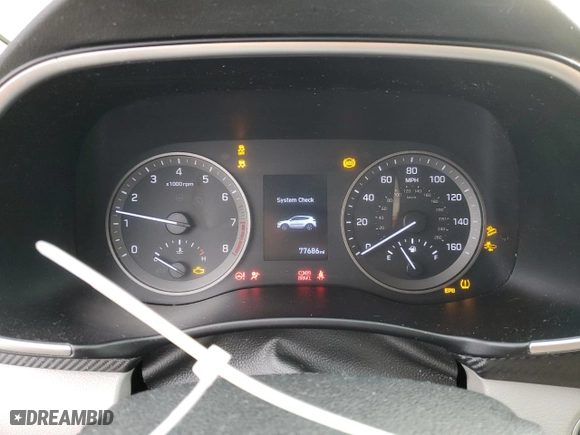 2019 Hyundai Tucson SEL with VIN KM8J3CAL0KU899892, listed as a Copart auction lot 78359454 with 77,686 mi miles and Salvage Title. Bid and sale history available at carsss.com. Image 9.