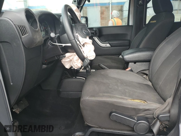 2016 Jeep Wrangler Unlimited 75th Anniversary with VIN 1C4HJWEG1GL183099, listed as a Copart auction lot 55393385 with Not provided miles and Salvage title. Bid and sale history available at DreamBid. Image 7.