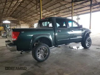 2006 Nissan Titan SE with VIN 1N6AA07B86N543212, listed as a Copart auction lot 45380035 with 186,431 mi miles and Salvage title. Bid and sale history available at DreamBid. Image 3.