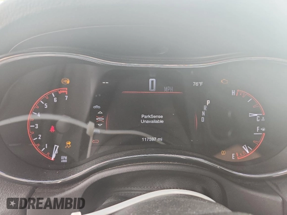 2018 Dodge Durango SXT with VIN 1C4RDHAG4JC490187, listed as a Copart auction lot 59729825 with 117,597 mi miles and Salvage title. Bid and sale history available at DreamBid. Image 9.