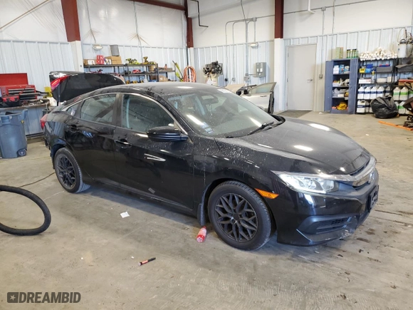 2018 Honda Civic Sedan LX with VIN 19XFC2F54JE042549, listed as a Copart auction lot 88108125 with 80,606 mi miles and Non Repairable. Bid and sale history available at carsss.com. Image 4.