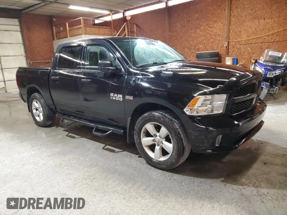 2015 Ram 1500 Express with VIN 1C6RR7KT3FS584959, listed as a Copart auction lot 60446585 with 144,867 mi miles and Salvage title. Bid and sale history available at DreamBid. Image 4.