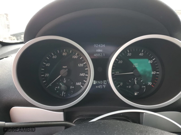 2005 Mercedes-Benz SLK-Class with VIN WDBWK56F25F026373, listed as a Copart auction lot 47872605 with 92,434 mi miles and Salvage Title. Bid and sale history available at carsss.com. Image 9.