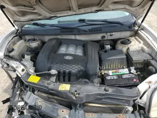 2003 Hyundai Santa Fe GLS with VIN KM8SC13D43U432684, listed as a Copart auction lot 65950054 with 0 mi miles and Salvage Title. Bid and sale history available at carsss.com. Image 12.